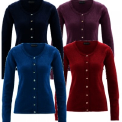 Cardigan en chanvre et coton bio, de belle épaisseur, bords roulés